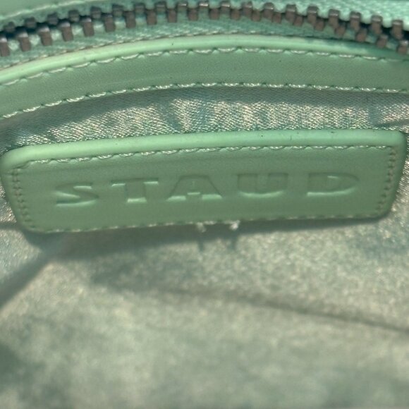 🐢STAUD Beaded Cote Bag - BABY TURTLE - Green and White 🐢 - Picture 11 of 16